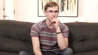 Twinks' Interview Turns Sexual With Huge Load" or "Interrogation Room Erotic Encounters", both can work depending on if you want to focus more on eroticism/interviews or pornographic content