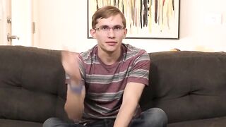 Twinks' Interview Turns Sexual With Huge Load" or "Interrogation Room Erotic Encounters", both can work depending on if you want to focus more on eroticism/interviews or pornographic content