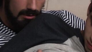 Alpha-Male Destroying Twinks Ass in Hardcore Anal Threesome