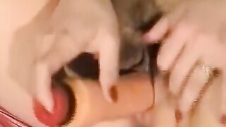 Amateur Milf Girls Share Sex Toys & Passionate Kisses