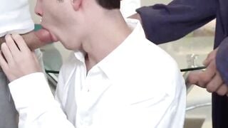 Step-Mom's Morning Ritual - StepSon Fucked And Facialed By Mom