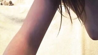 Hot Amateur Babe Livesex Show - Close-Up POV Masturbation & Dildo Ride