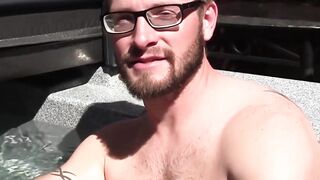 Glasses Geek's Nut-Show Jerk Off Session With Buddy