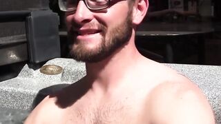 Glasses Geek's Nut-Show Jerk Off Session With Buddy