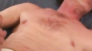 Grandpa's Solo Masturbates With Big Load