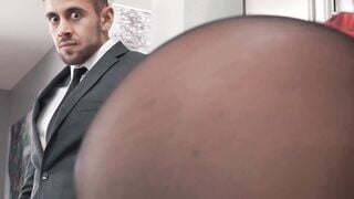 Erotic Encounters - Black Wife Sneakily Fucks Agent During House Tour