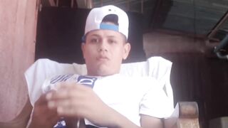 Outdoors Hunk Jerks Off With Baseball Cap - Public Jackoff Compilation