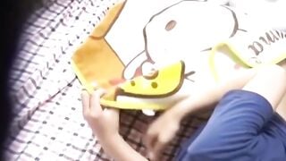 Asian Teenage Cutie Riding Her Way To Orgasm - Hidden Cam