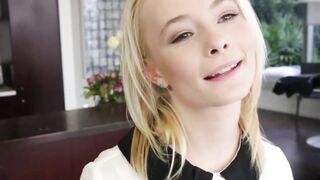 Petite Blondie Maddy Rose's First Hardcore Scene - Raw Passionate Sex