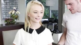 Petite Blondie Maddy Rose's First Hardcore Scene - Raw Passionate Sex