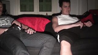 Blowjob Bash - Threesome with Hunks Fucked Hard by Black Guys
