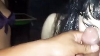 Petite Hottie's Passionate Blowjob - Small Framed Babe Gives A Top Notch Oral Performance