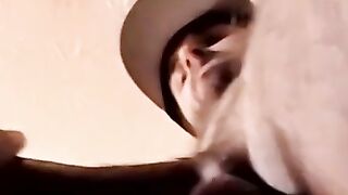 Amateur Teen Handjob Helps Older Guy Jerk Off And Blow Job For A Huge Load On Her Face