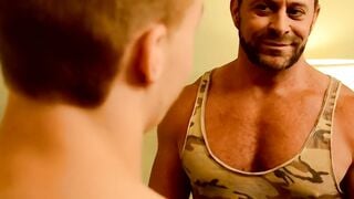 Daddies Hardcore Anal Training For His Teen Son - Daddy Fucks Boy Ass Raw