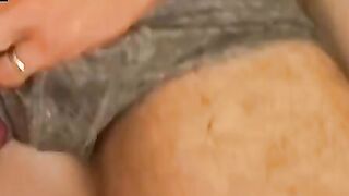 Hot MILF Jerks Off In Wet Lingerie - Sensual Erotic Handjob