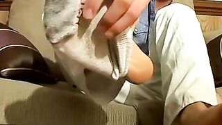 Hayden's Hot Jerk-Off Session - Footjob & Solo Male Masturbation