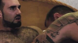 3 Hairy Studs Unleash Raw Anal Thrills in Hardcore Group Sex