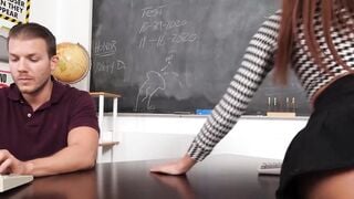 Naughty Professor's Pet Student - Pussy Eating & Finger Fuck