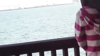 Asian Cutie's Desperate Pee Fetish - Bound & Drenched