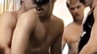 Retro-Freak's" - Group Of Guys Fucked By A Cop In An Orgasmic Swingers Party