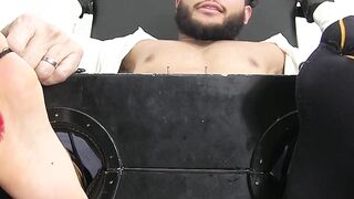 Latino Hunk's Bondage Bound Fetish Fun with Breath-Taking Giggling
