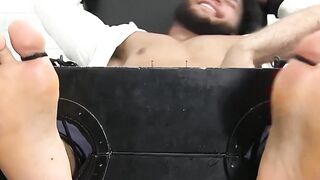 Latino Hunk's Bondage Bound Fetish Fun with Breath-Taking Giggling