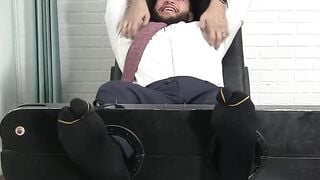 Latino Hunk's Bondage Bound Fetish Fun with Breath-Taking Giggling