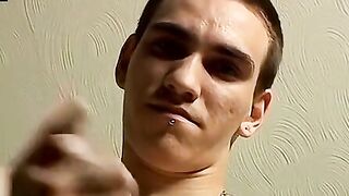 Straight Thug Jerks Off For The Camera And Explodes With Semen