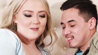 Thicker-Than-Average Curvy Girl Eva Nyx Gets A Hardcore Facial