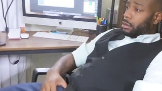 Black Stud Loves White Feets! Foot Fetish Porn with Big Black Dick