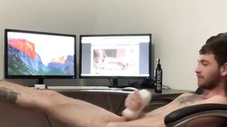 Twinks Fleshjack Orgy with Hunk Twins Jake & Jaxson" or "Fourway Fuckfest Featuring Hot Boys". This new title is more descriptive of what happens in this group sex scenario that