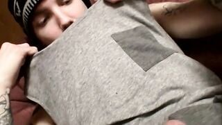Tattooed Hunk MasturbaTES And Blasts A Hot Load