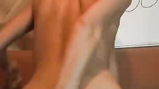 AnyasWebCamShow - Busty Blonde Teen Plays With Her Dildo And Masturbates Live