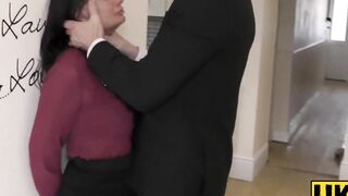 UK Sub Slut Dominated By Powerful Male In Hardcore Throat Fuck