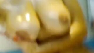 Big Boobed MILF Mila Gives an Exclusive Live Cam POV Striptease & Blowjob