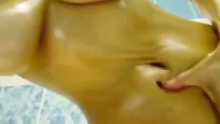 Big Boobed MILF Mila Gives an Exclusive Live Cam POV Striptease & Blowjob