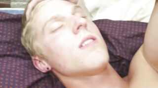 Raw Anal Threesome Action with Hot barely legal Guys