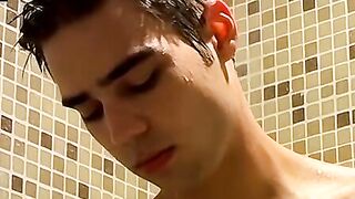 Anal Playtime with Hunk Zack Randal - Shower Fun Turns Sexual