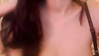 Busty Beauty's Sensual Oil Rubdown - POV Blowjob & Facial