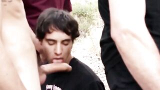 Public Orgy Scene - Group Sex Party With Hungry Men