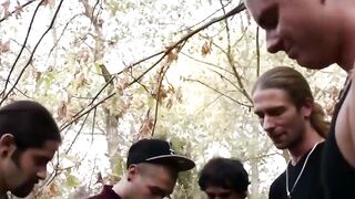 Public Orgy Scene - Group Sex Party With Hungry Men