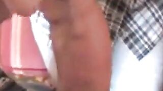 German Amateur Blonde Sucks Huge Dick in Public Bathroom - POV Real Sex
