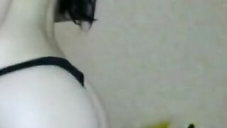 Bubbly Brunette Teen Gives Erotic Masturbation Show with Toys & Dildo Ride