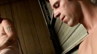 Thug Life - Gay Threesome Anal Action with Golden Showers