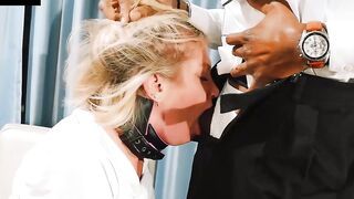 Sloppy Blowjob & Rough Anal - Slutty Bombshell Kyla Keyes Gets Fucked Hard By Monster Black Dick!