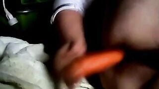 Vegetable Playtime with Mature Woman" or "Maturity Vegetables Fun Time" - This is more of an adult-themed play on words where vegetables represent body parts in this context