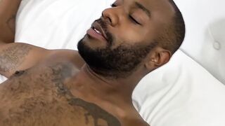 Black Domination: Gay Stud Throws Down His Huge Black Dick On White Guy