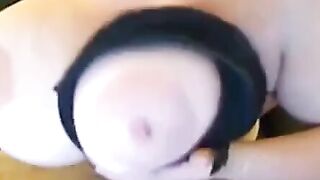 Big-Titty MILF Plays with Her Massive Breasts