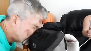 KINKY FOOT WORSHIP - Foot Fetish Goddess Ava Devine & Dick in Prison