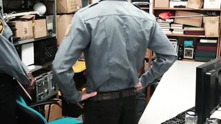 Ebony Thug Gets Bareback Anal Gang-Banged By Police Officers